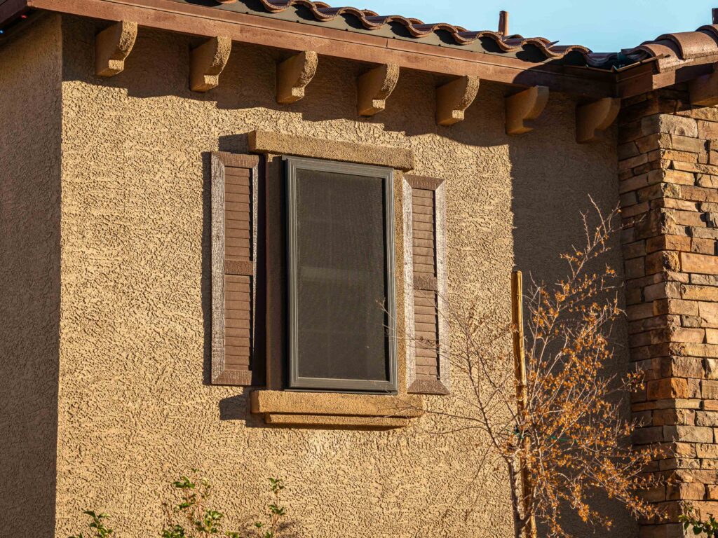 outer view of security screens of a house installed by guardian security screens