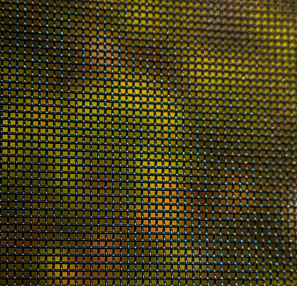 very close front view of security screens window installed by guardian security screens